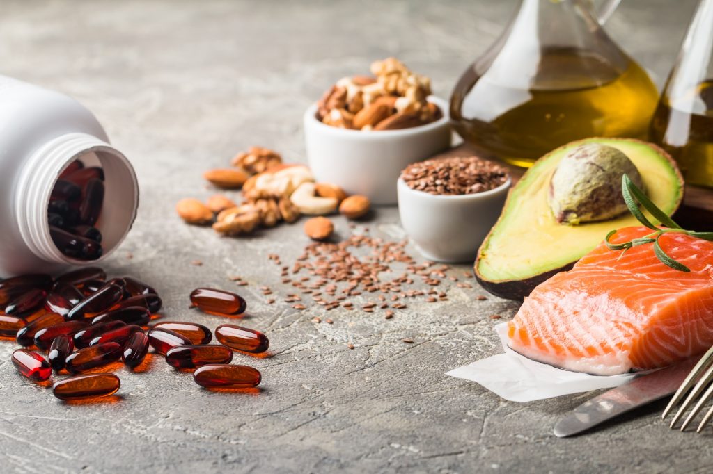 Healthy fats in nutrition.